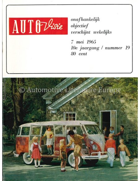 1965 AUTOVISIE MAGAZIN 19 NIEDERLÄNDISCH
