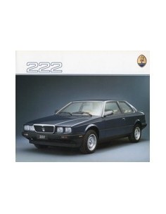 1988 MASERATI 222 BROCHURE FRANS