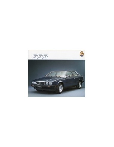 1988 MASERATI 222 BROCHURE FRANS