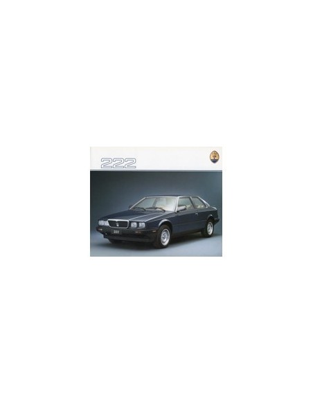 1988 MASERATI 222 BROCHURE FRANS