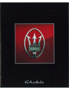 1995 MASERATI GHIBLI BROCHURE
