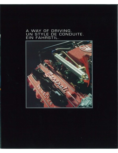 1995 MASERATI GHIBLI BROCHURE