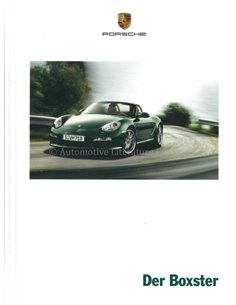 2011 PORSCHE BOXSTER HARDCOVER BROCHURE GERMAN