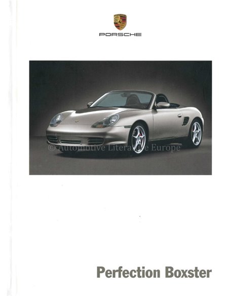 2003 PORSCHE BOXSTER HARDCOVER PROSPEKT FRANZÖSISCH