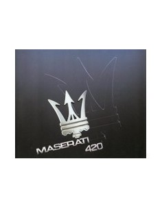 1985 MASERATI 420 BROCHURE ITALIAANS