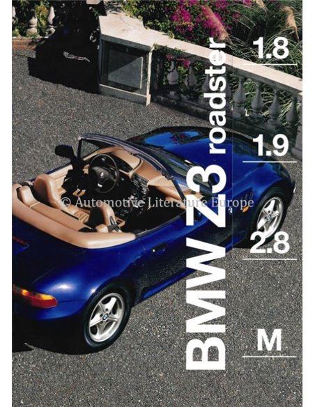 1997 BMW Z3 ROADSTER BROCHURE  DUTCH