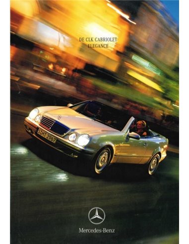 1998 MERCEDES BENZ CLK CABRIOLET PROSPEKT DEUTSCH