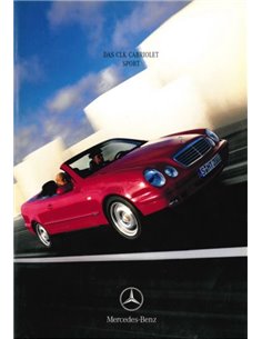 1998 MERCEDES BENZ CLK CONVERTIBLE BROCHURE GERMAN 2