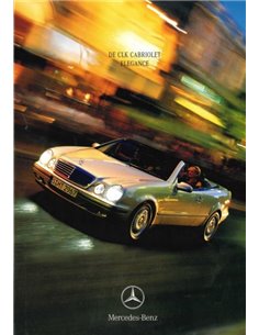 1998 MERCEDES BENZ CLK CABRIO BROCHURE NEDERLANDS