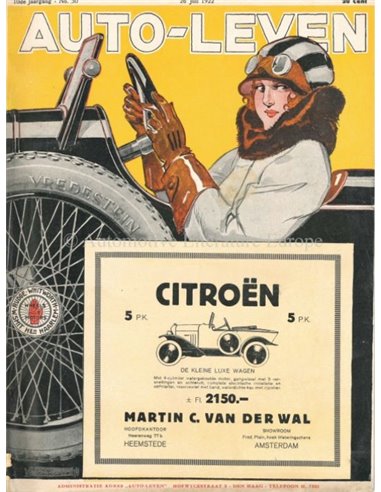 1922 AUTO-LEVEN MAGAZINE 30 NEDERLANDS