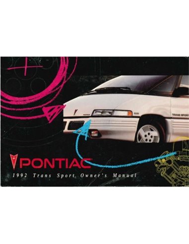 1992 PONTIAC TRANS SPORT INSTRUCTIEBOEKJE ENGELS (USA)