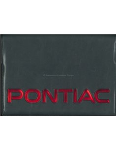 1992 PONTIAC TRANS SPORT INSTRUCTIEBOEKJE ENGELS (USA) 2