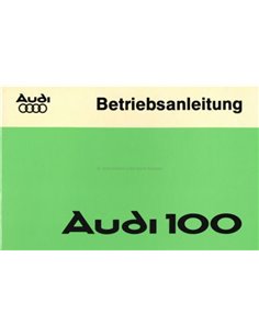1975 AUDI 100 INSTRUCTIEBOEKJE DUITS