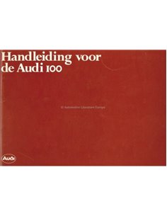 1981 AUDI 100 BETRIEBSANLEITUNG NIEDERLÄNDISCH