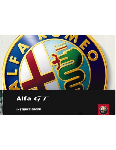 2007 ALFA ROMEO GT INSTRUCTIEBOEKJE...