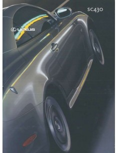 2001 LEXUS SC430 PROSPEKT DEUTSCH