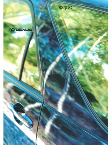 2000 LEXUS RX300 BROCHURE DUITS