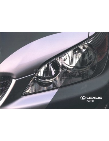 1999 LEXUS IS200 BROCHURE ENGELS
