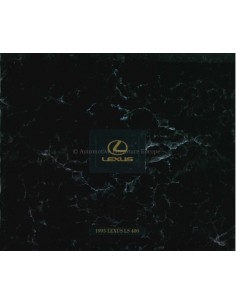 1993 LEXUS LS400 BROCHURE...
