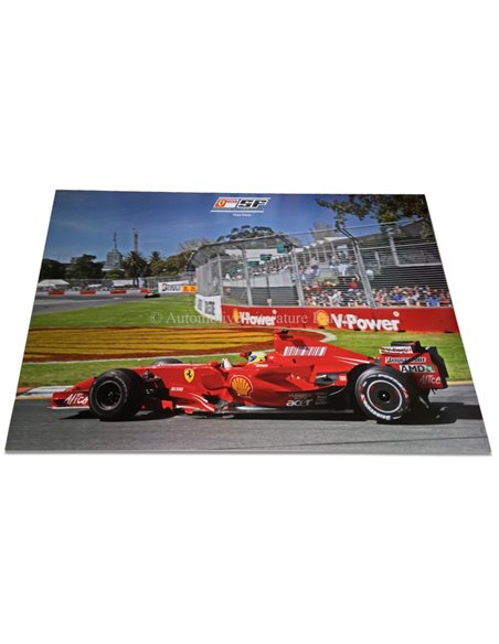 2007 FERRARI SF FORMULE 1 DEALER POSTER