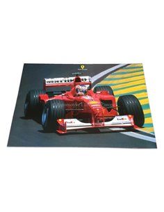 2000 FERRARI F1 RUBENS BARRICHELLO HÄNDLER POSTER