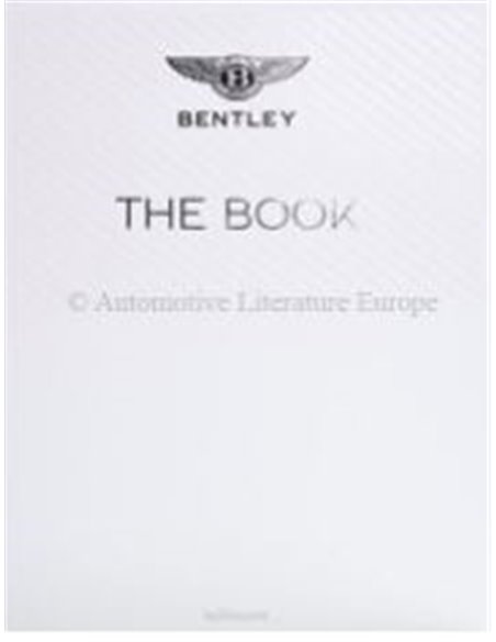 THE BENTLEY BOOK - TENEUES - BOOK
