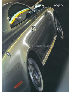 2003 LEXUS SC430 PROSPEKT NIEDERLÄNDISCH