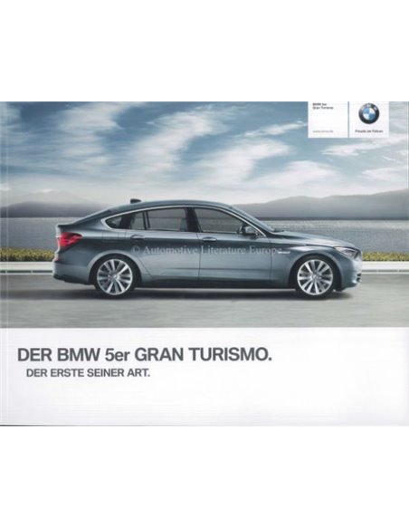 2009 BMW 5 SERIES GRAN TURISMO BROCHURE GERMAN