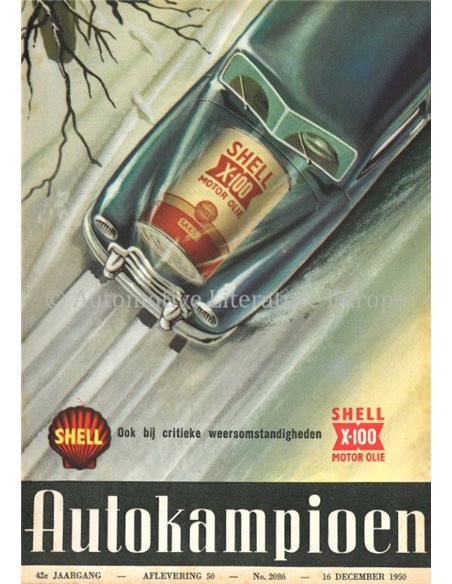 1950 AUTOKAMPIOEN MAGAZIN 50 NIEDERLÄNDISCH