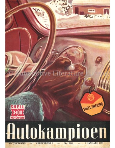 1951 AUTOKAMPIOEN MAGAZINE 1 NEDERLANDS