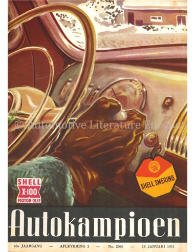 1951 AUTOKAMPIOEN MAGAZIN 2 NIEDERLÄNDISCH