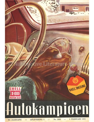 1951 AUTOKAMPIOEN MAGAZIN 5 NIEDERLÄNDISCH