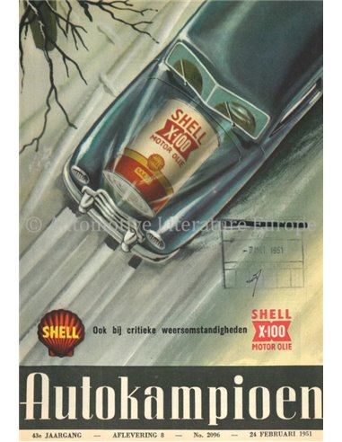 1951 AUTOKAMPIOEN MAGAZINE 8 NEDERLANDS