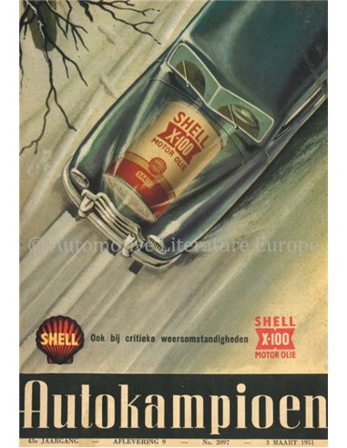 1951 AUTOKAMPIOEN MAGAZINE 9 NEDERLANDS