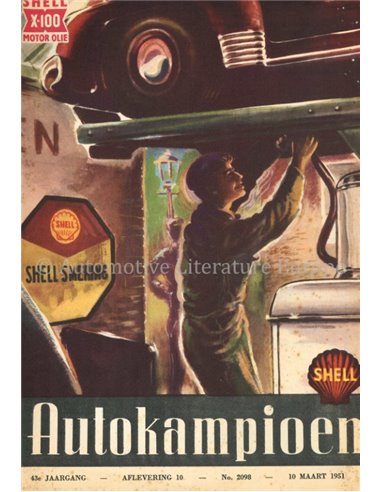 1951 AUTOKAMPIOEN MAGAZIN 10 NIEDERLÄNDISCH