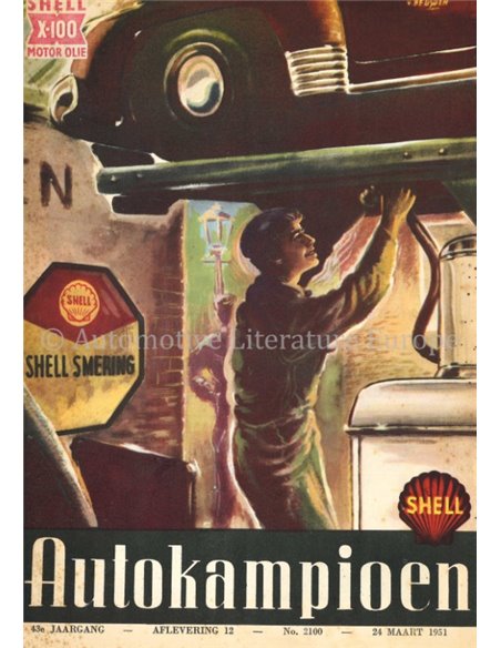 1951 AUTOKAMPIOEN MAGAZIN 12 NIEDERLÄNDISCH