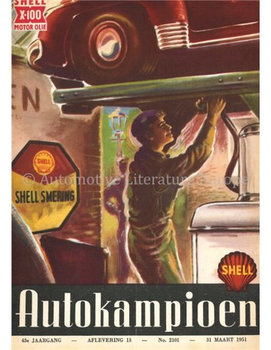 1951 AUTOKAMPIOEN MAGAZIN 13 NIEDERLÄNDISCH