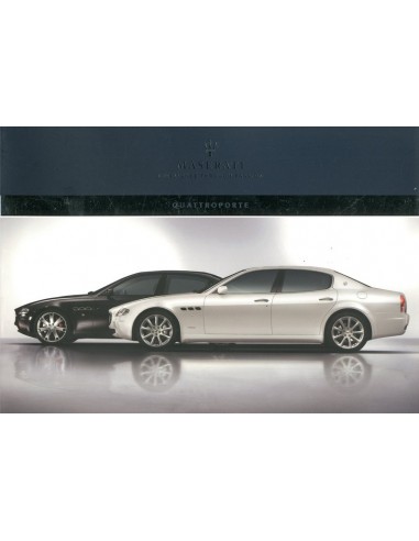 2007 MASERATI QUATTROPORTE V BROCHURE ENGELS