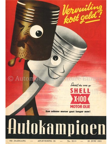 1951 AUTOKAMPIOEN MAGAZIN 25 NIEDERLÄNDISCH