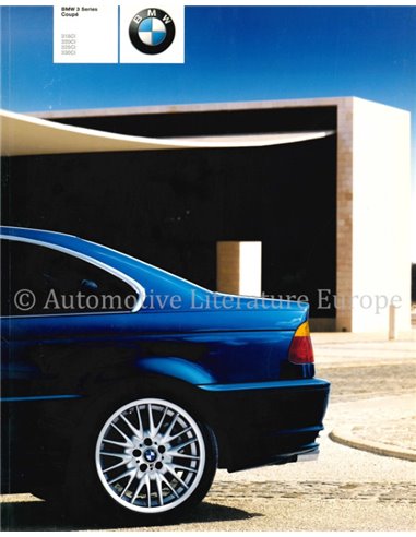 2000 BMW 3 SERIE COUPÉ BROCHURE ENGELS