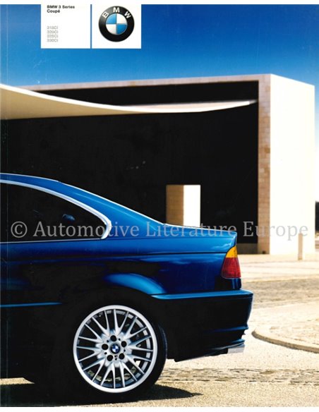 2000 BMW 3ER COUPÉ PROSPEKT ENGLISCH