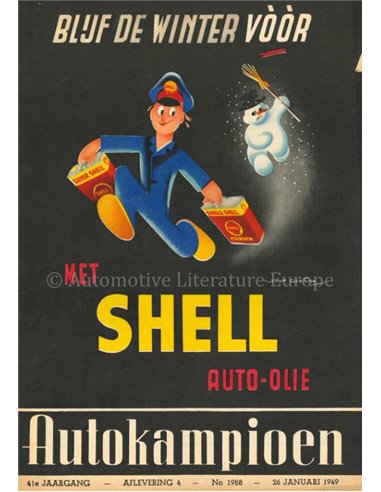 1949 AUTOKAMPIOEN MAGAZINE 4 NEDERLANDS