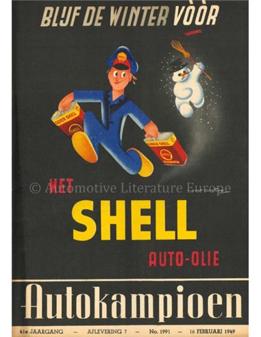 1949 AUTOKAMPIOEN MAGAZIN 7 NIEDERLÄNDISCH