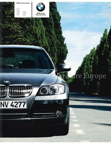 2006 BMW 3 SERIES SALOON BROCHURE DUTCH