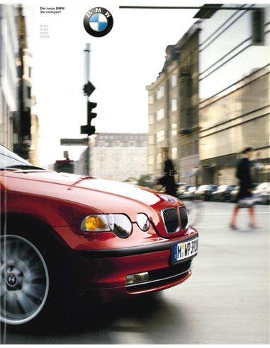 2001 BMW 3 SERIE COMPACT BROCHURE DUITS