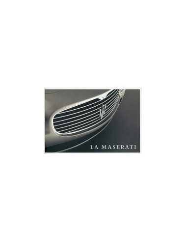 2004 MASERATI LA MASERATI PROGRAMMA BROCHURE SPAANS