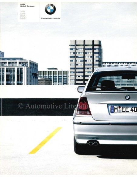 2003 BMW 3 SERIE COMPACT BROCHURE FRANS