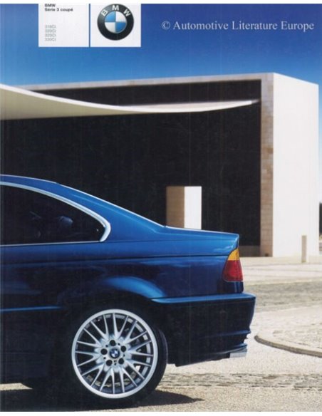 2001 BMW 3 SERIES COUPÉ BROCHURE FRENCH
