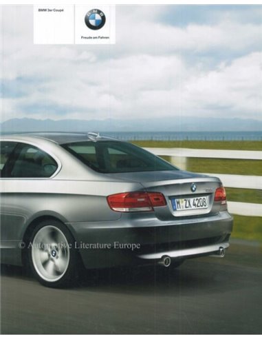 2009 BMW 3 SERIES COUPÉ BROCHURE GERMAN