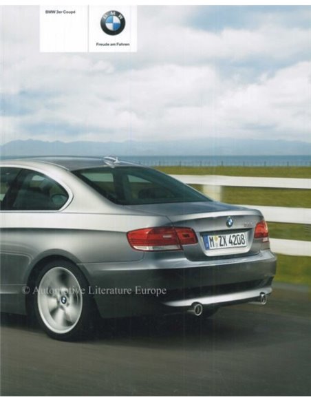 2009 BMW 3 SERIE COUPÉ BROCHURE DUITS